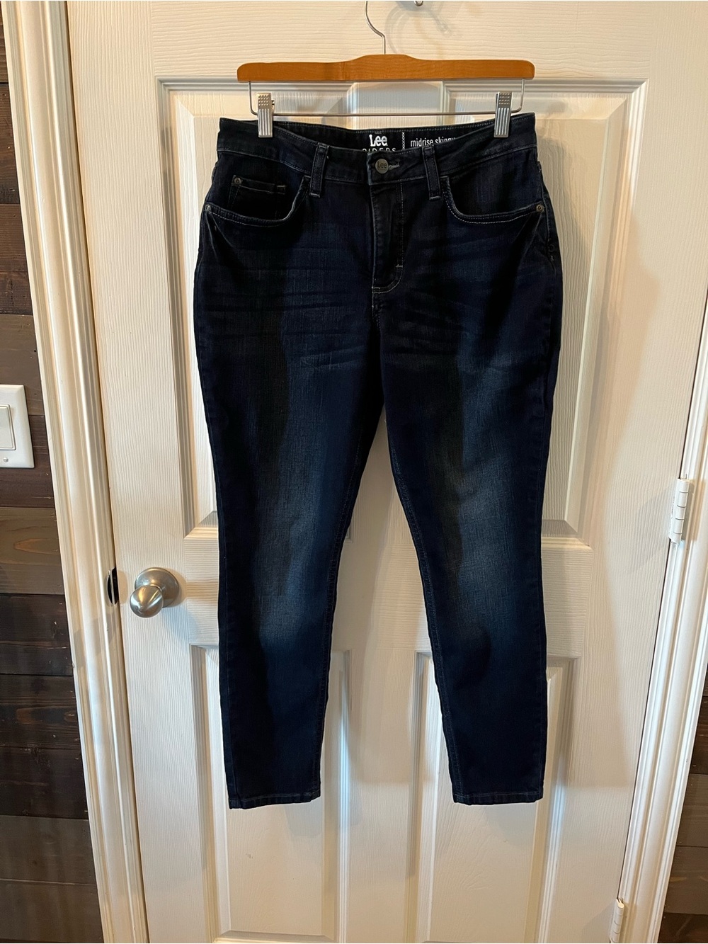 Lee Women's Indigo Midrise Skinny Jeans, Size 12